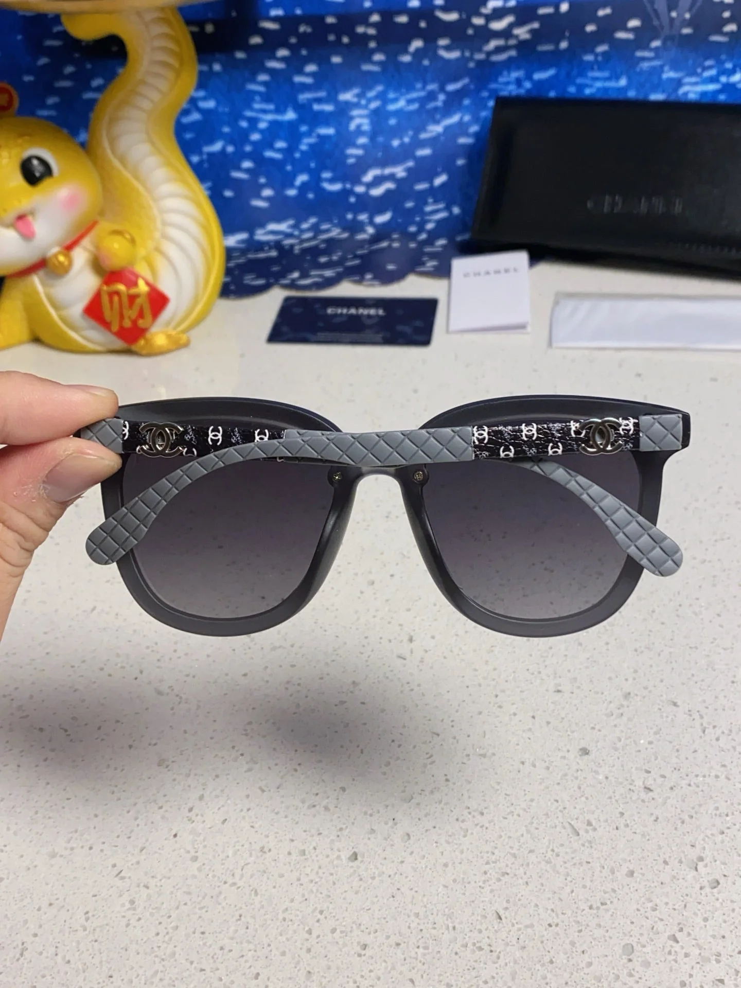 BROWNLINE SUNGLASSES 638935 IN GRAY ACETATE
