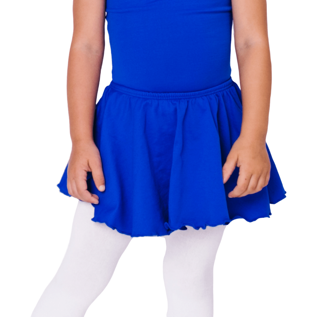 Royal Blue Toddler & Girls Flutter Ballet - Dance Skirt
