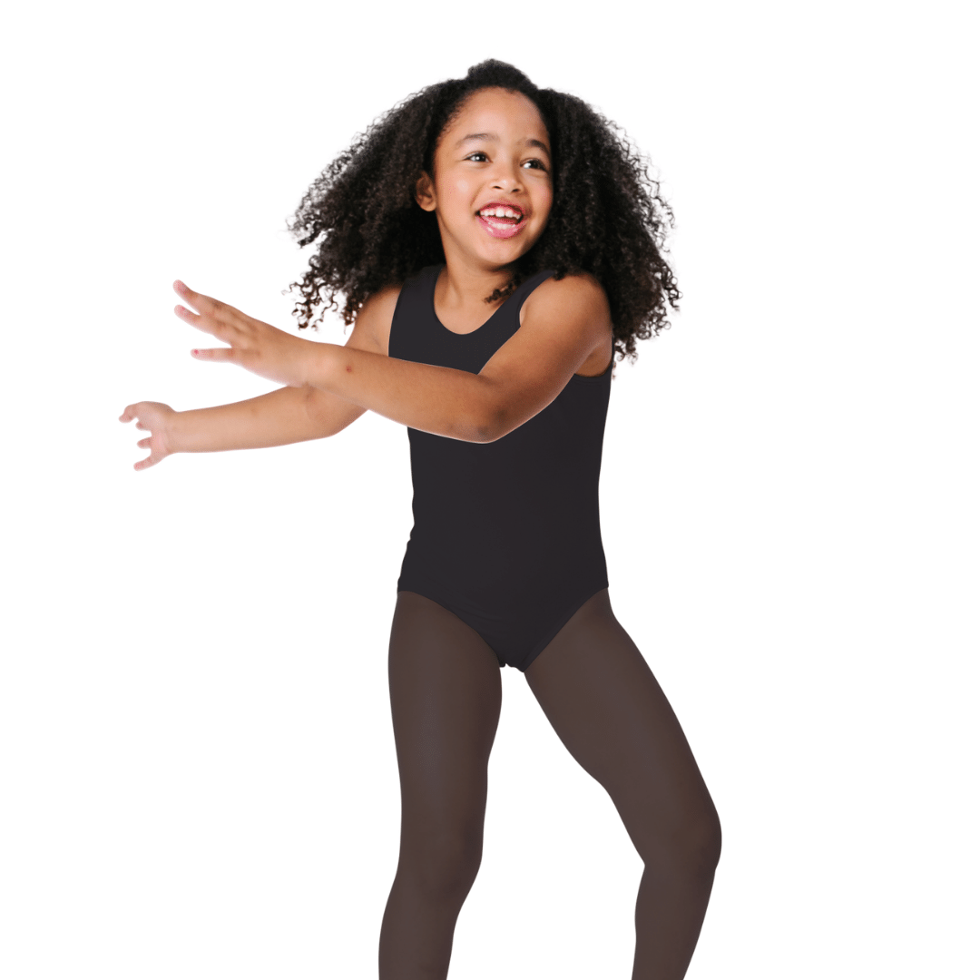 Black Tank Leotard for Ballet and Gymnastics