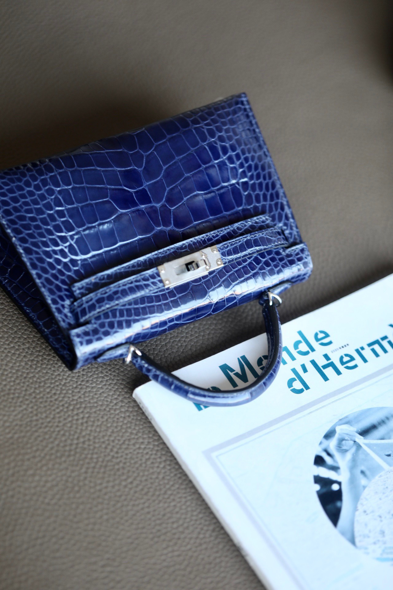 Kelly1 Mini 19 American alligator skin crocodile skin