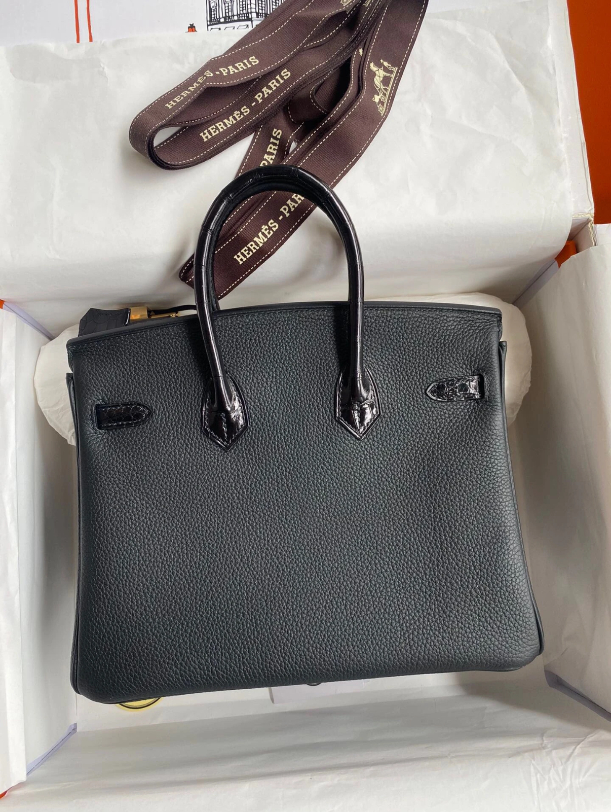 Advanced customization Birkin 25 Lizard