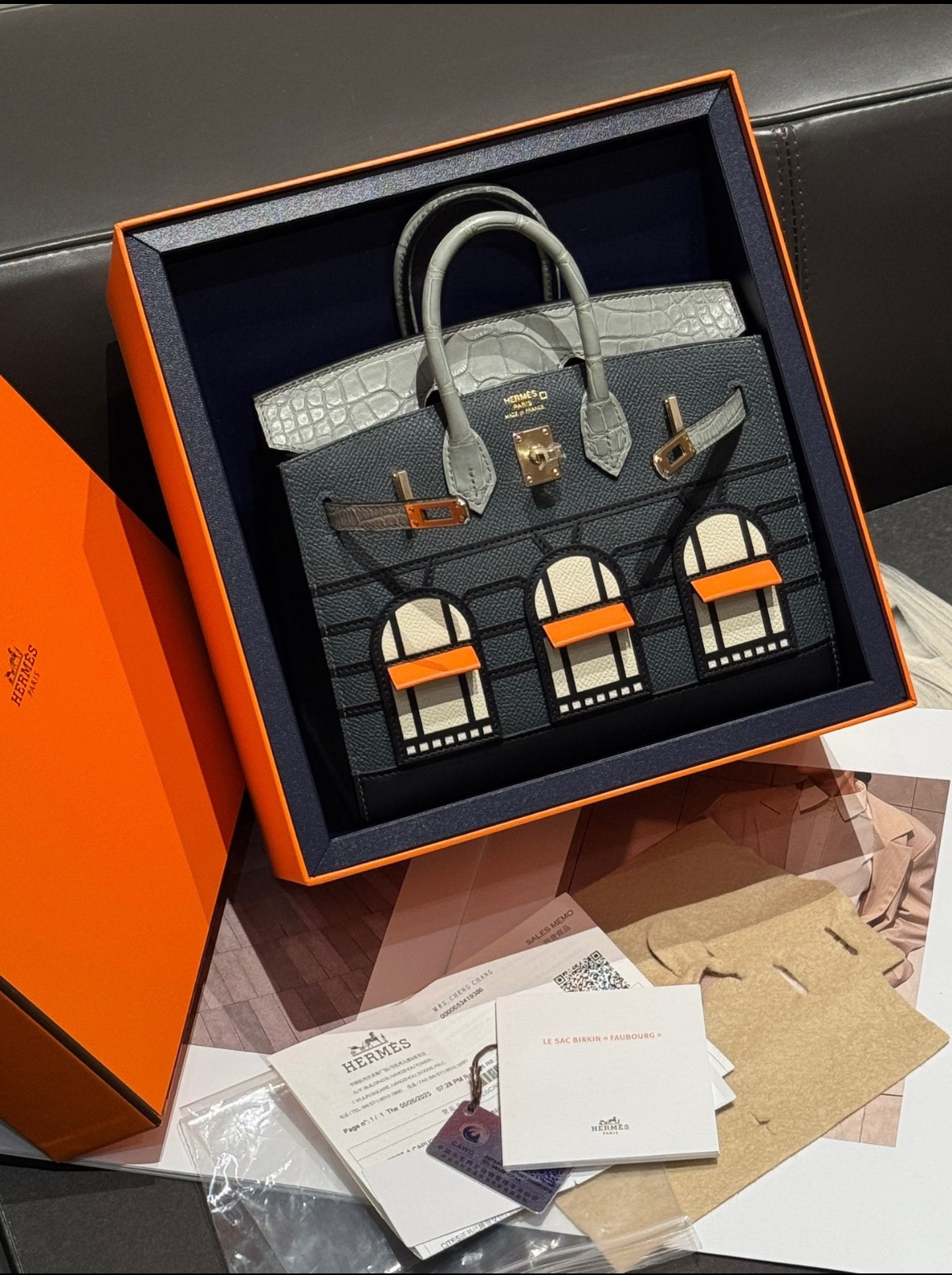 Advanced customization Birkin 20-25 crocodile skin