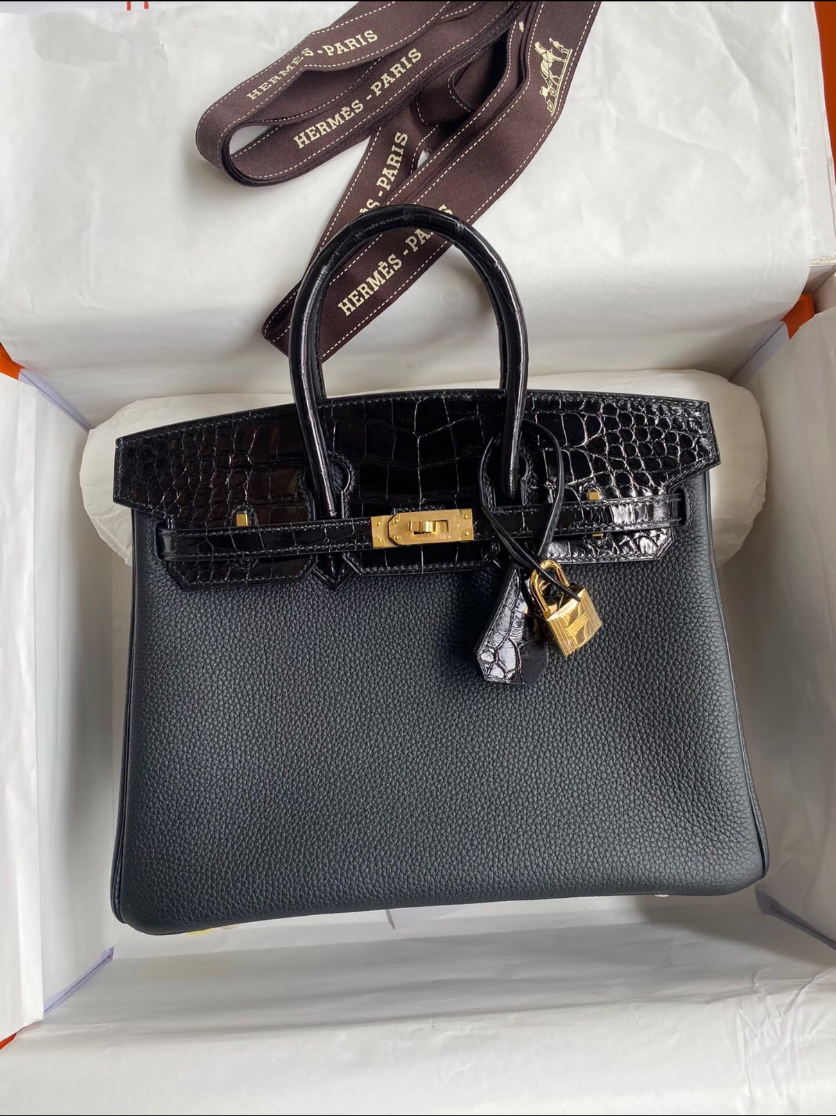 Advanced customization Birkin 25 Lizard