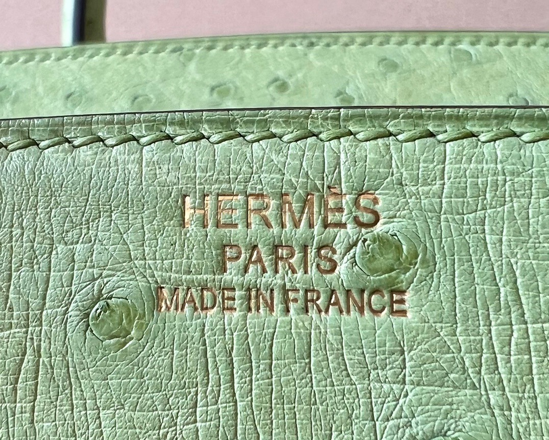 Advanced customization Birkin 25-30 Ostrich skin