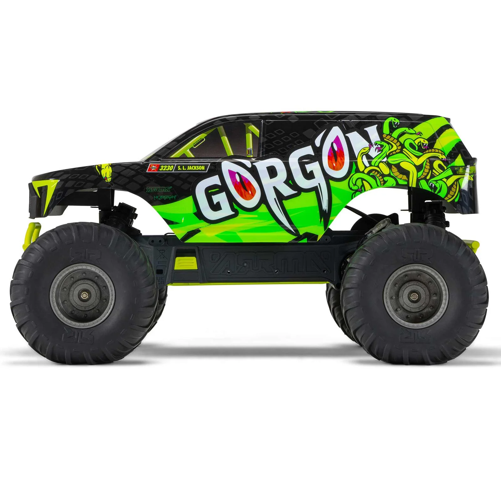 ARRMA GORGON 2wd MT1/10 RTR Smart 3300 7C S120 USB Yellow