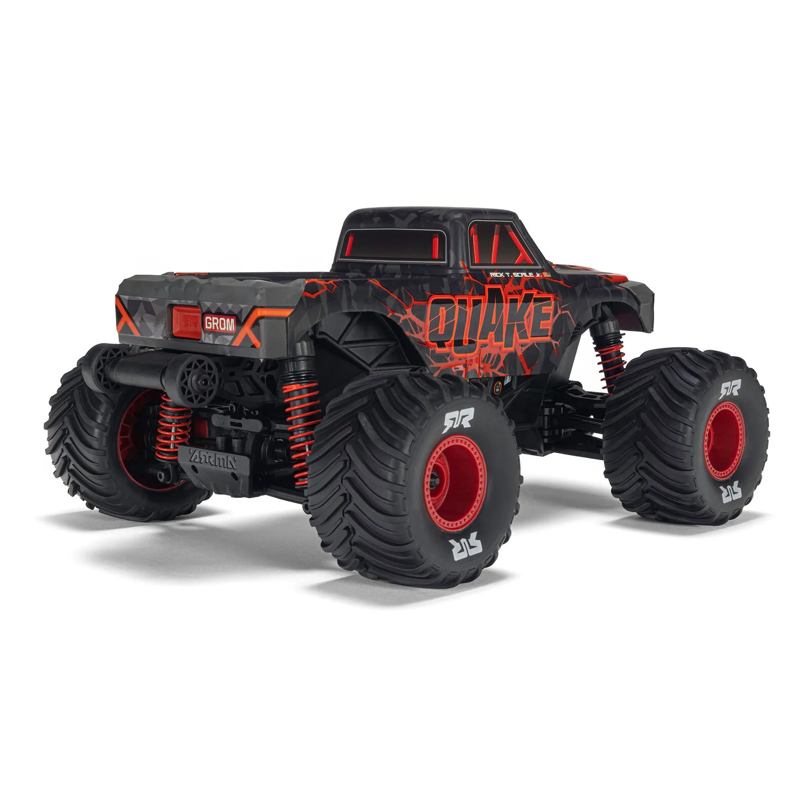 ARRMA 1/16 QUAKE GROM 4X4 Brushed Monster Truck RTR – Red (ARA2137T1)