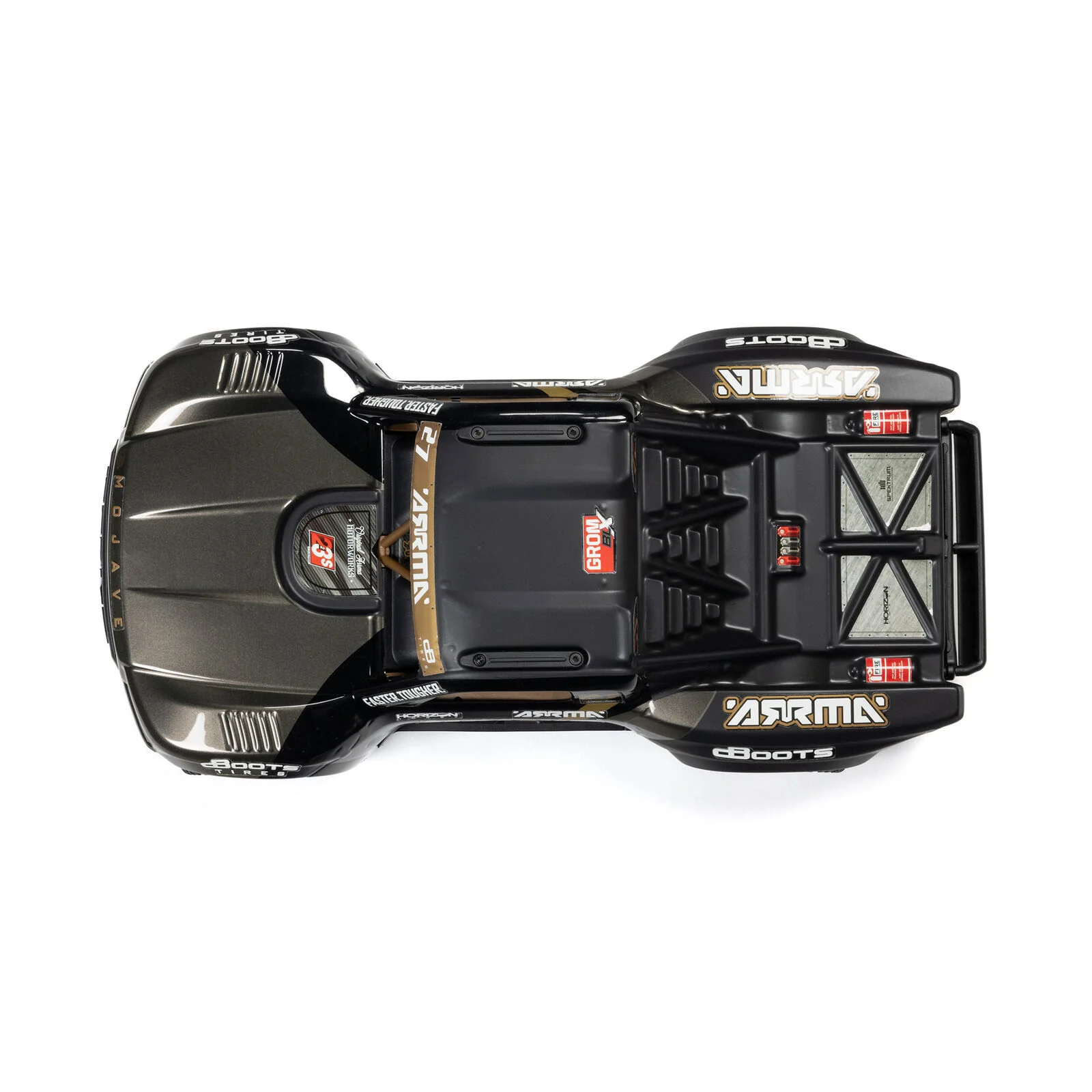 ARRMA Mojave Grom 223S BLX Brushless 4X4 Small Scale Desert Truck RTR, Black