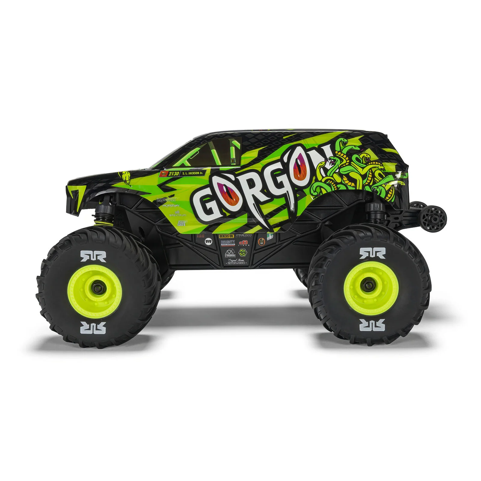 ARRMA 1/16 GORGON GROM 4X4 RTR Brushed Monster Truck, Yellow